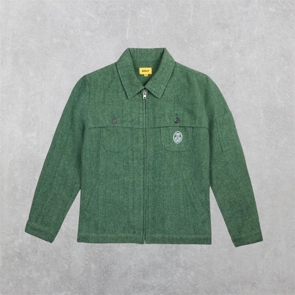 Green Wool Jacket by Golf Wang